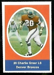 1972 Sunoco Stamps      190     Charlie Greer